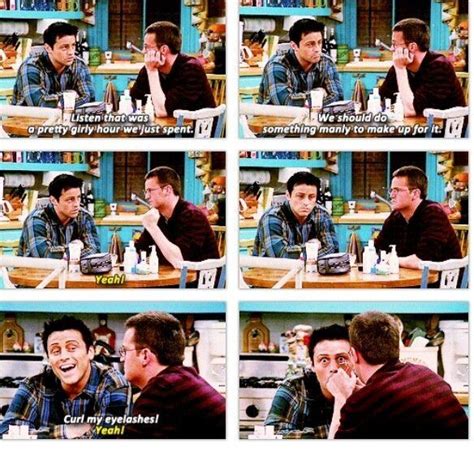 Chandler Bing and Joey Tribbiani | Friends tv show, Friends tv, Joey ...