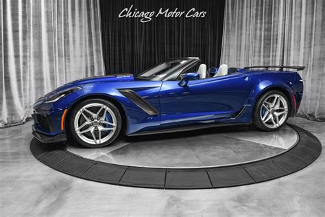 Used 2019 Chevrolet Corvette ZR1 3ZR Convertible Extremely Rare Color ...