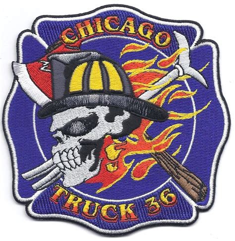 **CHICAGO ILLINOIS FIRE DEPARTMENT TRUCK 36 FIRE PATCH** | Chicago fire ...