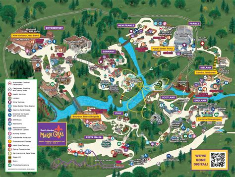 Theme Park Map | Busch Gardens Williamsburg