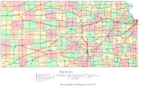 Kansas Printable Map