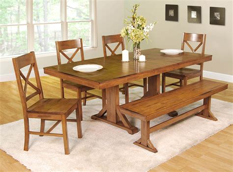 26 Big & Small Dining Room Sets with Bench Seating