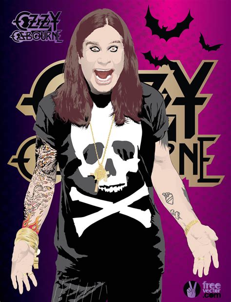 Ozzy Osbourne Vector Vector Art & Graphics | freevector.com