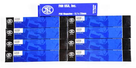 Lot Detail - LOT OF 9: FABRIQUE NATIONALE P90 50-ROUND MAGAZINES.