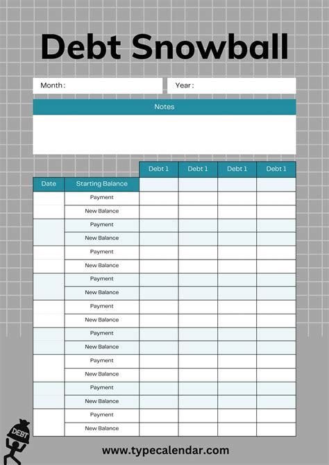 Debt Reduction Excel Template