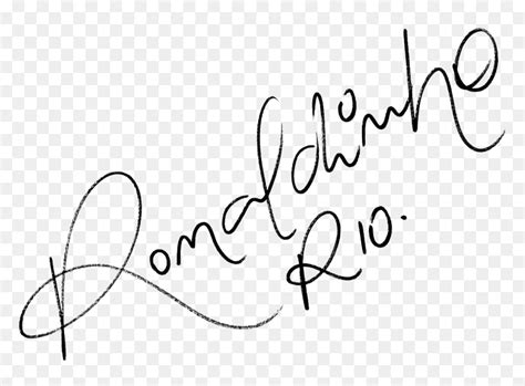 Ronaldinho Signature, HD Png Download - vhv