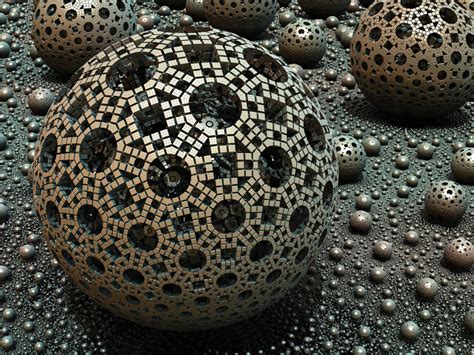 Fractal of spheres {by CyrilleGuedon on DeviantArt} Geometry Pattern ...