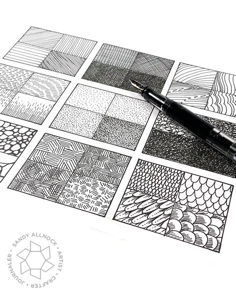 Getting Started: Pen and Ink Drawing Techniques *easy! - Sandy Allnock