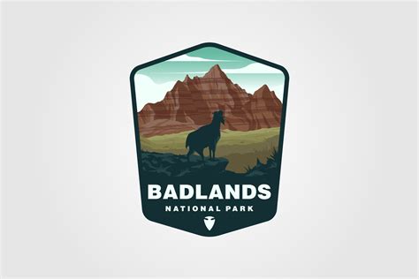 badlands national park logo | Creative Market