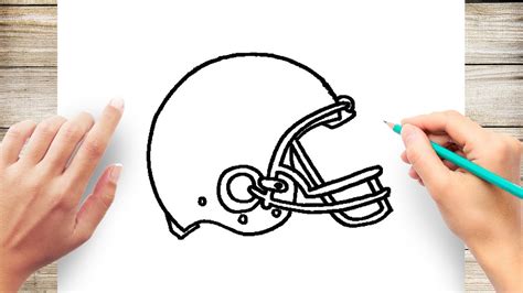 football helmet drawing video - Arica Whitworth