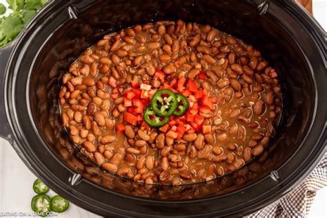 Crock Pot Pinto Beans Recipe - Eating on a Dime