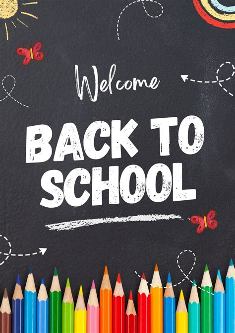 Welcome Back To School 2024 Poster - Aline Beitris