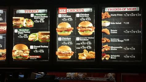 Arby's Menu Prices