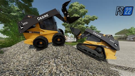 BEST MOD IN FS22!? / JOHN DEERE 333G TRACK LOADER / FARMING SIMULATOR ...