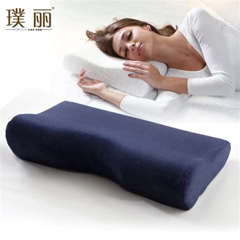 Slow rebound memory foam pillow cervical health care Comfortable Memory ...