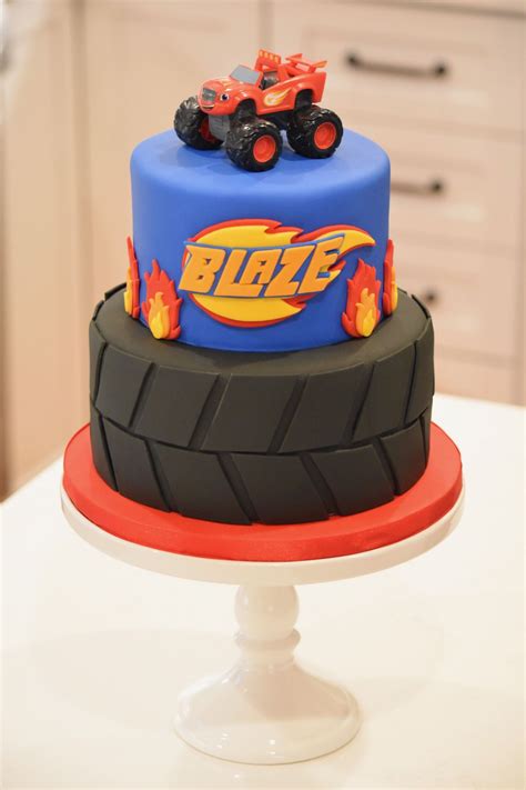 blaze birthday cake decorations - Holley Tompkins