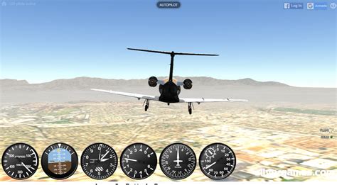 GeoFS Flight Simulator - Spil Online på SilverGames 🕹️