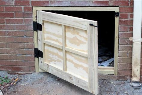 2 DIY Exterior Crawl Space Door Plans That You Can Make Today (with ...