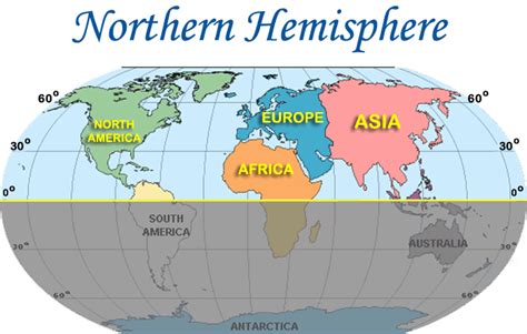 Types: Map of the Northern Hemisphere - Ornamental Plant Information ...