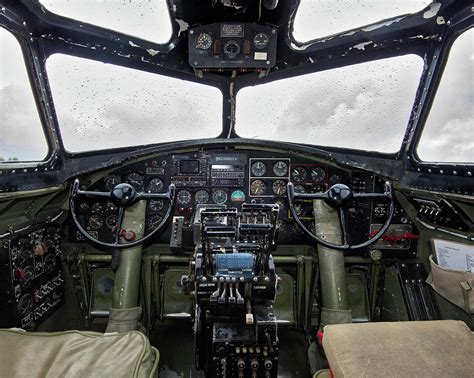 B-17 Flying Fortress Cockpit Photograph by Leon Winkowski - Pixels