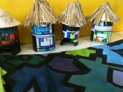 Ndebele Hut Craft for Kids | Beaux Design: Arts & Crafts