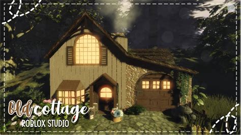 Roblox Studio || Old Cottage House || SpeedBuild - YouTube