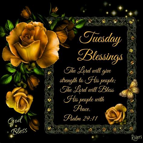 Tuesday Blessings Images And Quotes - Printable Template Calendar