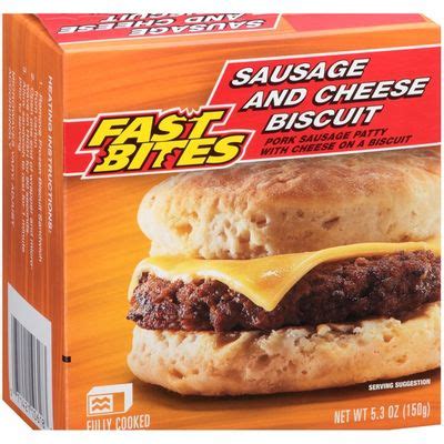 Fast Bites Sausage and Cheese Biscuit (5.3 oz) - Instacart