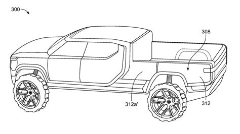 Rivian patents Ram Box-like bed storage system