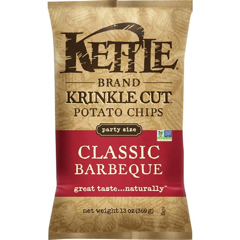 Kettle Brand Krinkle Chips, Classic BBQ, 13 OZ (Pack of 10) - Walmart.com