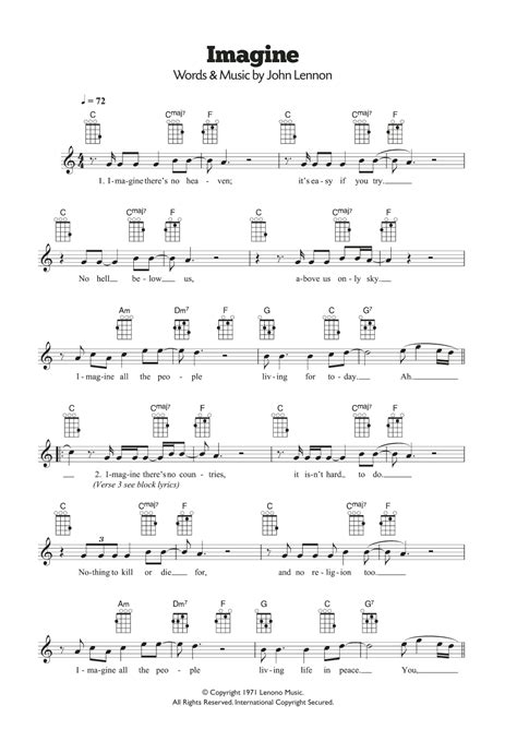 John Lennon Imagine Chords Lyrics