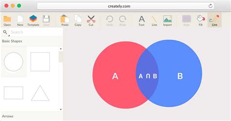 Create Custom 2 Circle Venn Diagrams