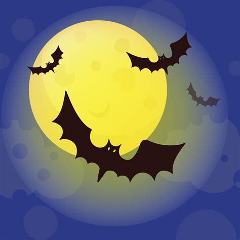 Halloween Bats Flying 1263697 Vector Art at Vecteezy