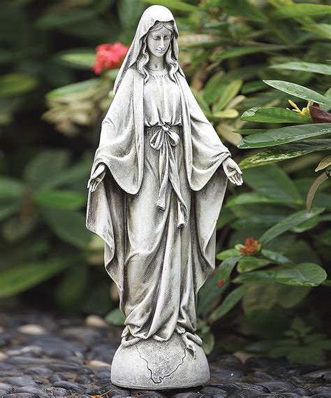 Our Lady of Grace Garden Statue (Roman, 14", $26.99) | Our lady, Natureza