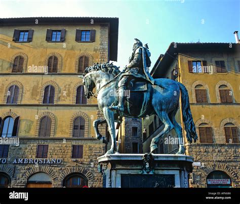 Statues at the Piazza della Signoria Florence Italy Stock Photo - Alamy