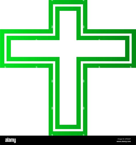 Cross symbol, sign and icon. Christian cross — Stock vector ...