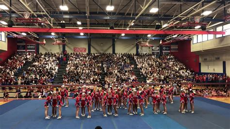 Westlake Chaps Cheer Homecoming Pep Rally 2018 - YouTube