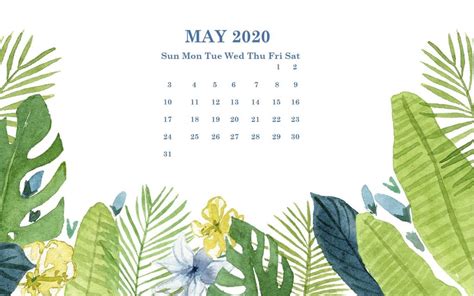 🔥 Free download Cute May Calendar Wallpaper For Desk Floral May ...