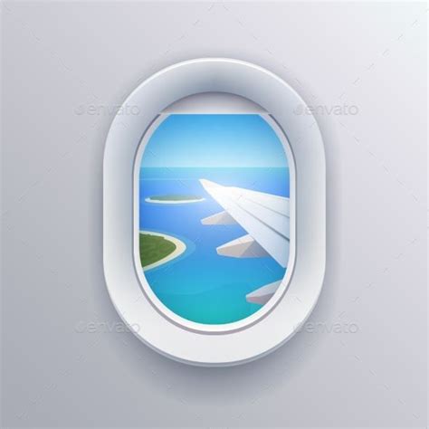 Airplane window plane window decal aviation wall decor aircraft art ...