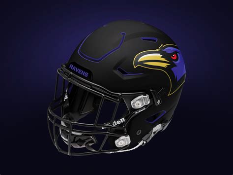 Baltimore Ravens Concept Helmet by Brandon Williams on Dribbble