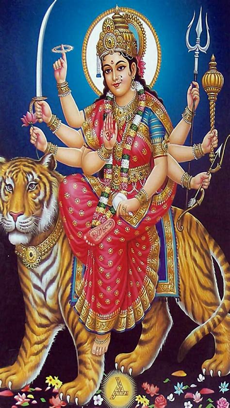 Jay maa Durga Jay Mata di | Durga, Durga maa paintings, Shakti goddess