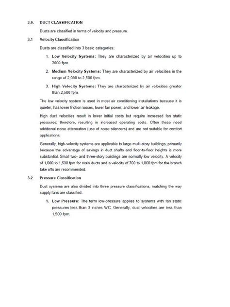 For Reference Duct Sizing | PDF