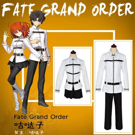 Game Fate Grand Order First Order Full Set Cosplay Costumes Ritsuka ...