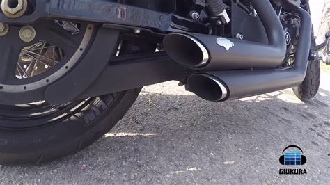 Harley Sportster 48 Exhaust sound - YouTube