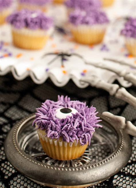 Purple Monster Cupcakes Recipe - Butter Your Biscuit