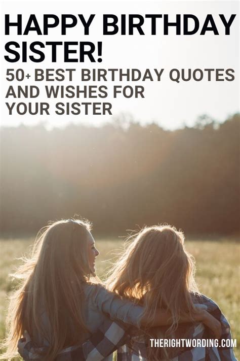 Happy Birthday Loving Sister Quotes - Malva Rozalin