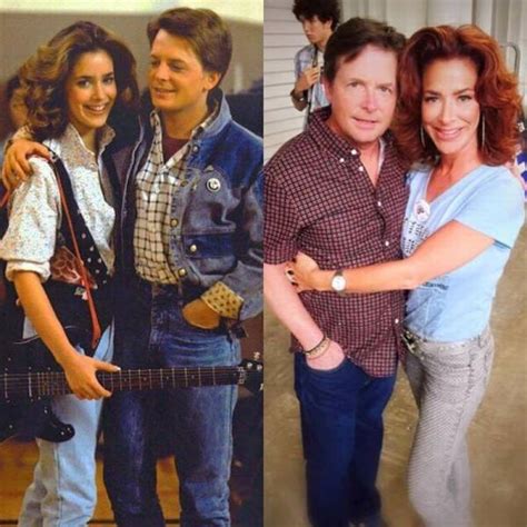 Marty McFly and his girlfriend Jennifer from the original Back to the ...