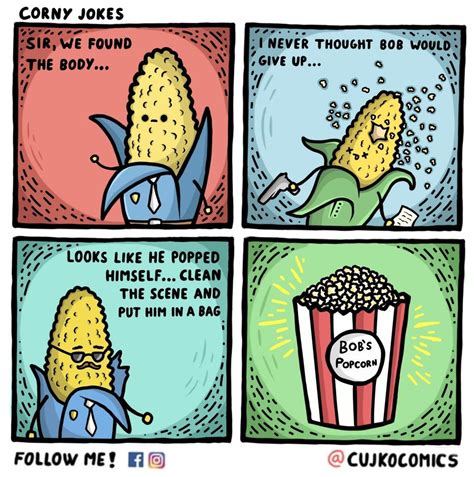 Conry Jokes... [OC] : comics Bag Bob, Dark Comics, Corny Jokes, Funny ...