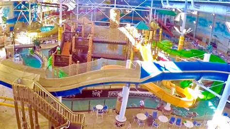 Wisconsin Dells Kalahari Indoor Waterpark & Theme Park Tour - YouTube