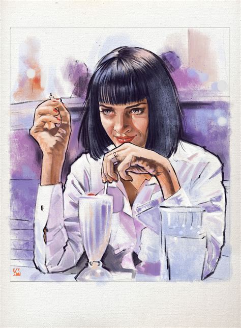 Mia Wallace - Pulp Fiction | Poster By Colinmurdoch